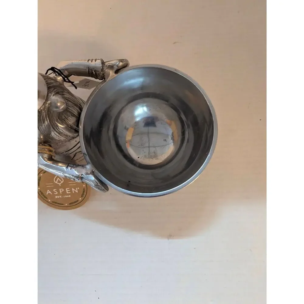 Aspen Home Metal Gnome Serving Bowl Character Candy Dish Cast Aluminum 6.5